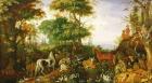 Orpheus Charming the Animals (oil)