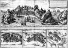 Views of Aden, Mombaza, Quiloa and Cefala, from Georg Braun's 'Civitates orbis terrarum', published in 1572 (engraving)