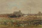 The Sands, Carlisle - The Cattle Market, 1864 (w/c on paper)