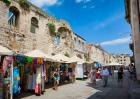 Eastern walls of the Palace of Diocletian, Split, Croatia (photo)