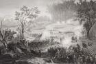 The Battle of Pittsburg Landing, Tennessee 1862 (litho)