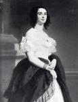 Adele Foucher (1803-68) 1839 (oil on canvas) (b/w photo)