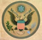 Great Seal of the United States, c.1850 (litho)