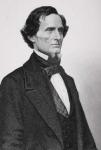 Portrait of Jefferson Davis (1808-1889) (litho) (detail of 254703)