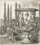 The Young Cosimo III de Medici drawing the Medici vase, 1656 (etching)