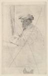 Portrait of the Engraver Joseph Tourny, 1857 (cancelled etching)