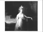 Lady Nelson (oil on canvas) (b/w photo)