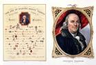 Benjamin Franklin (1706-90) 1847 (colour litho) (see also 210044)
