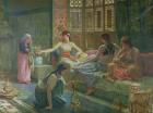 Interior of a Harem, c.1865 (oil on canvas)