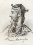 Frederick I Barbarossa, from 'Crabb's Historical Dictionary', published 1825 (litho)