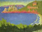 Evening high tide at Trestrignel, c.1910 (oil on canvas)