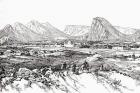 View of Kandahar aka Qandahar or Candahar, Afghanistan in the 19th century.