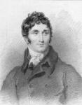 Portrait of Thomas Campbell, 1815 (engraving) (b/w photo)