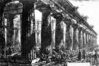 The Temple of Neptune at Paestum, etched by Francesco Piranesi, 1778 (etching)