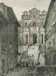 Le Puy Cathedral, Le Puy-en-Velay, Auvergne, in the 19th century, from 'French Pictures' by Rev. Samuel G. Green, published 1878 (litho)