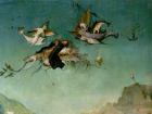 Temptation of St.Anthony, detail of left hand panel, (oil on panel)