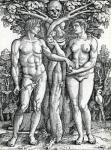 The Fall of Adam and Eve, c.1525-27 (woodcut)