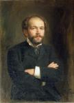 Portrait of Nikolai Karlovich Medtner (1879-1951) 1906 (oil on canvas)