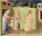 The Healing of Palladia by SS. Cosmas and Damian, predella from the Annalena Altarpiece, 1434 (tempera on panel)