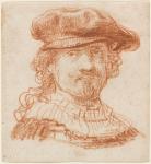 Self-Portrait, c.1637 (red chalk)