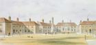 View of Charles Hopton's Alms Houses, 1852 (w/c on paper)