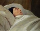 Marie Joseph (1757-1834) Marquis de La Fayette, on his Deathbed (oil on canvas)