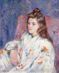 Portrait of Mlle. Guillaumin in a kimono, 1901