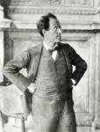 Portrait of Gustav Mahler, 1907 (b/w photo)