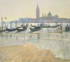 Venice at Dawn (oil on canvas)