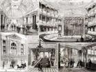 The Empire Theatre, Leicester Square, London 1884 (engraving) (b/w photo)