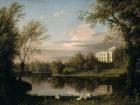 View of the Pavlovsk Palace, c.1800 (oil on canvas)