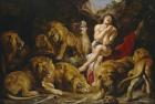 Daniel and the Lions Den, c.1615 (oil on canvas)