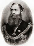 Edward Bootle-Wilbraham, 1st Earl of Lathom, 1837  1898, aka The Lord Skelmersdale between 1853 and 1880. British Conservative politician and deputy Grand Master of the United Grand Lodge of Masons of England. From The History of Freemasonry, published 1