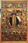 Life of St. Sergius of Radonesh, 1640s (tempera on panel) (for detail see 140823)