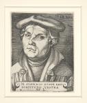 Portrait of Martin Luther, 1530 (engraving)