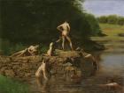 Swimming Hole, 1885 (oil on canvas)
