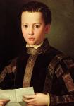 Portrait of Francesco I de' Medici (1541-87) as a Young Boy, 1551 (tempera on panel)