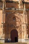 Salamanca, Salamanca Province, Spain. Cathedral door, northern side. Puerta de Ramos or de las Palmas. Door of the Branches or of the Palms.