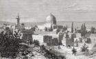 Al-Aqsa Mosque in the Old City of Jerusalem, Palestine, as it was in the 19th century.