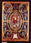 Altarpiece of Sainte-Chapelle, depicting the Resurrection, enamelled by Leonard Limosin (1505-76) 1553 (enamelled brass)