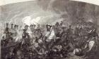 Charge of Lord Somerset's Heavy Brigade at Waterloo, and total rout of the French Army, illustration from 'Cassell's Illustrated History of England' (engraving)