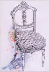 Portrait of My Chair, 2000,pencil