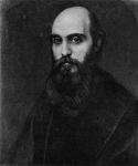 Portrait of William Michael Rossetti, 1864 (litho) (b/w photo)