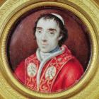 Portrait of Pope Pius VII (miniature)