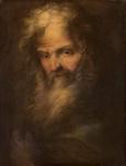 Bearded prophet (oil on canvas)