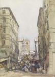 The Rialto, August 1846 (w/c on paper)