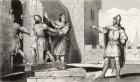 Charles III (879-929) the Simple taken prisoner by one of his soldiers, from 'Histoire de France' by Colart, published c.1840 (engraving)