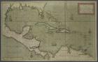 Trading map of the West Indies, 1707 (hand coloured print)