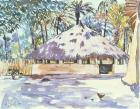 The Rotunda, Senegal, West Africa, 1997 (w/c on paper)