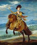 Prince Balthasar Carlos on horseback, c.1635-36 (oil on canvas)